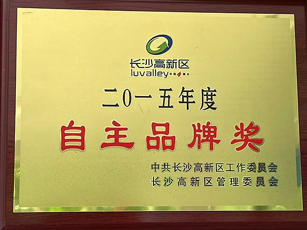 2015年度自主品牌奖