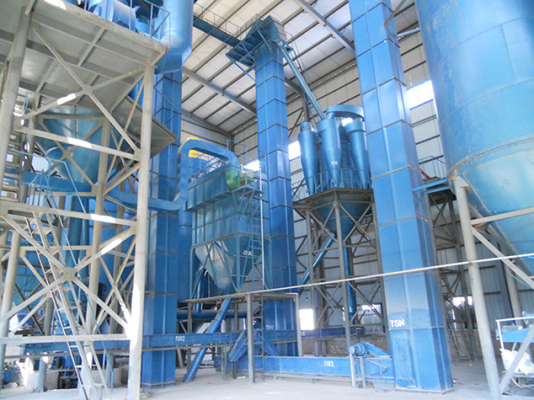 宁夏某矿业公司石膏粉磨系统